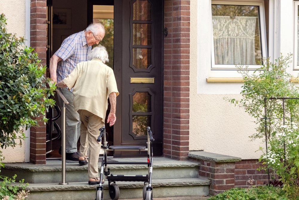 Senior Entering Home