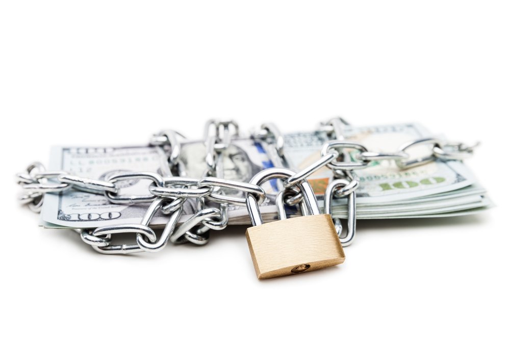Locked cash